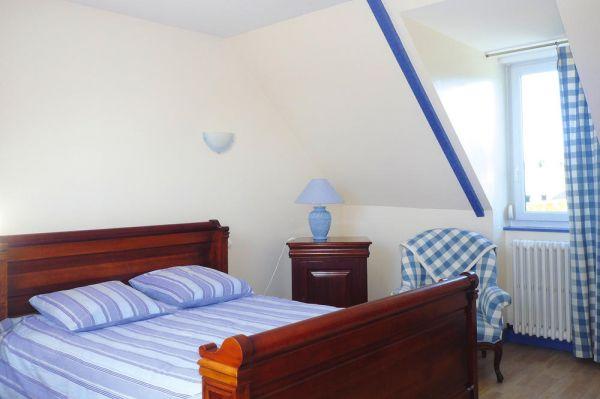 Ferienhaus Bretagne mit Meerblick für 5 Personen in Plourivo - Schlafzimmer