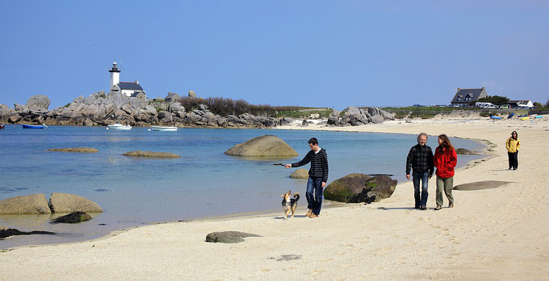 Ferienhaus Bretagne mit Hund - bei Brignogan Plages
